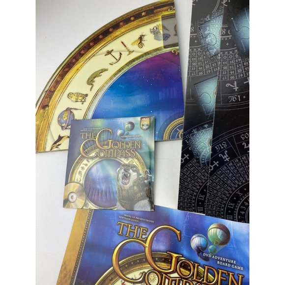 The Golden Compass the Game Board Dvd Metal Tin Complete - Picture 3 of 10
